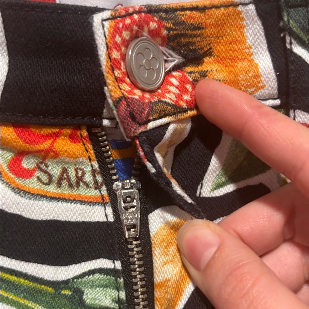 LISA SAYS GAH Robyn jeans Italian buon appetitto print - Picture 3 of 8